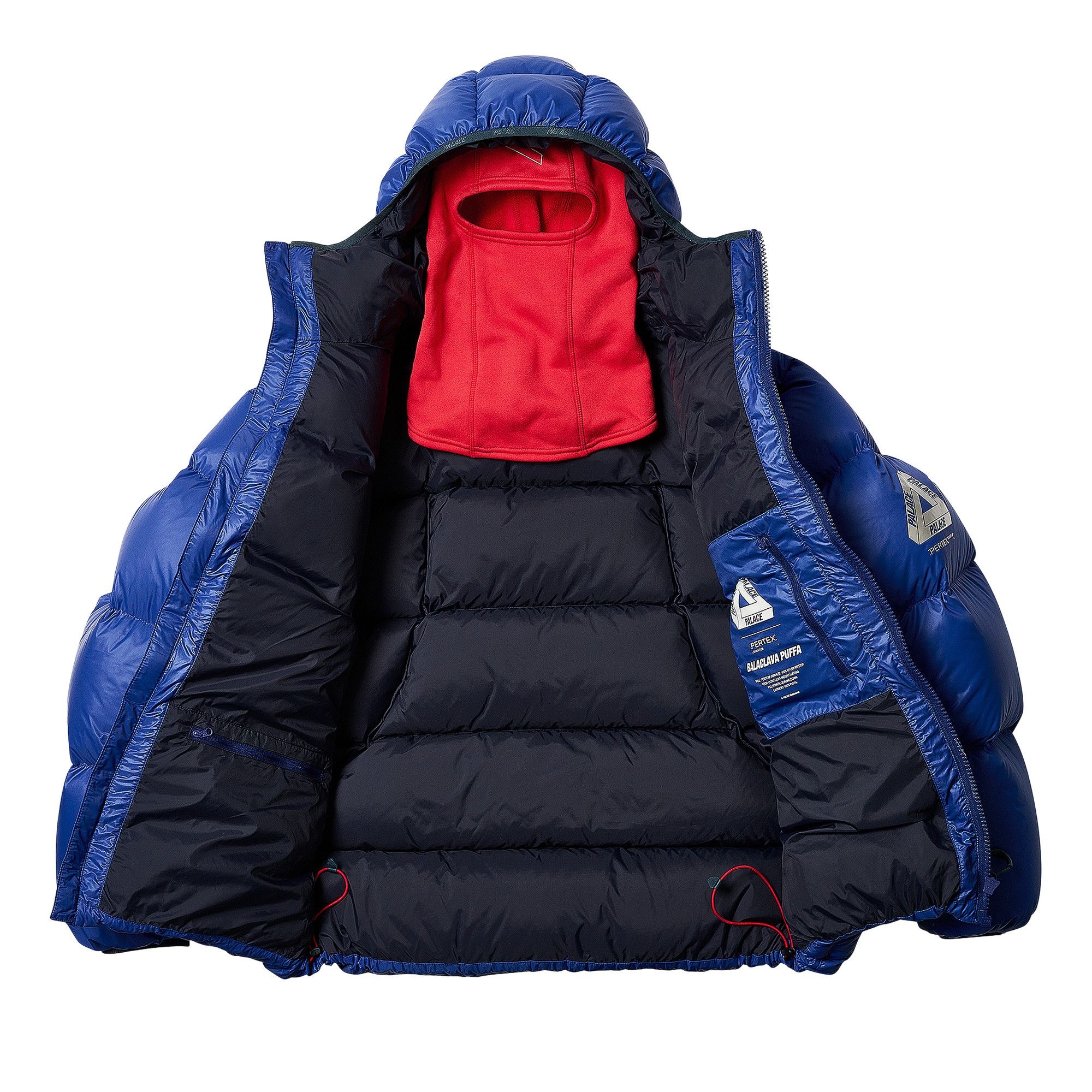 Palace PERTEX Opaque Balaclava Puffa 'Deep Ultra' - 3