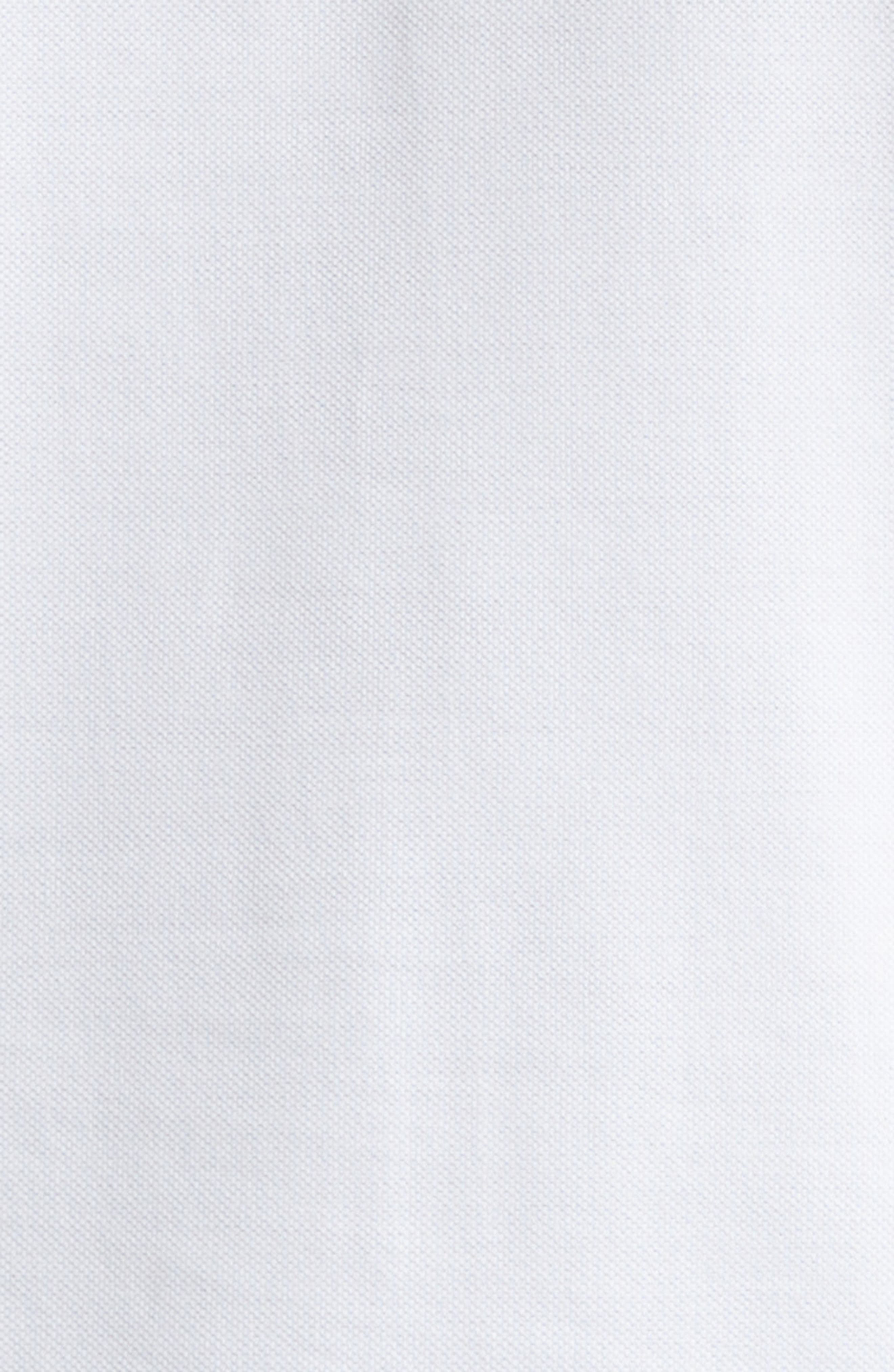 McQueen Embroidered Logo Cotton Piqué Polo in Optical White at Nordstrom - 6