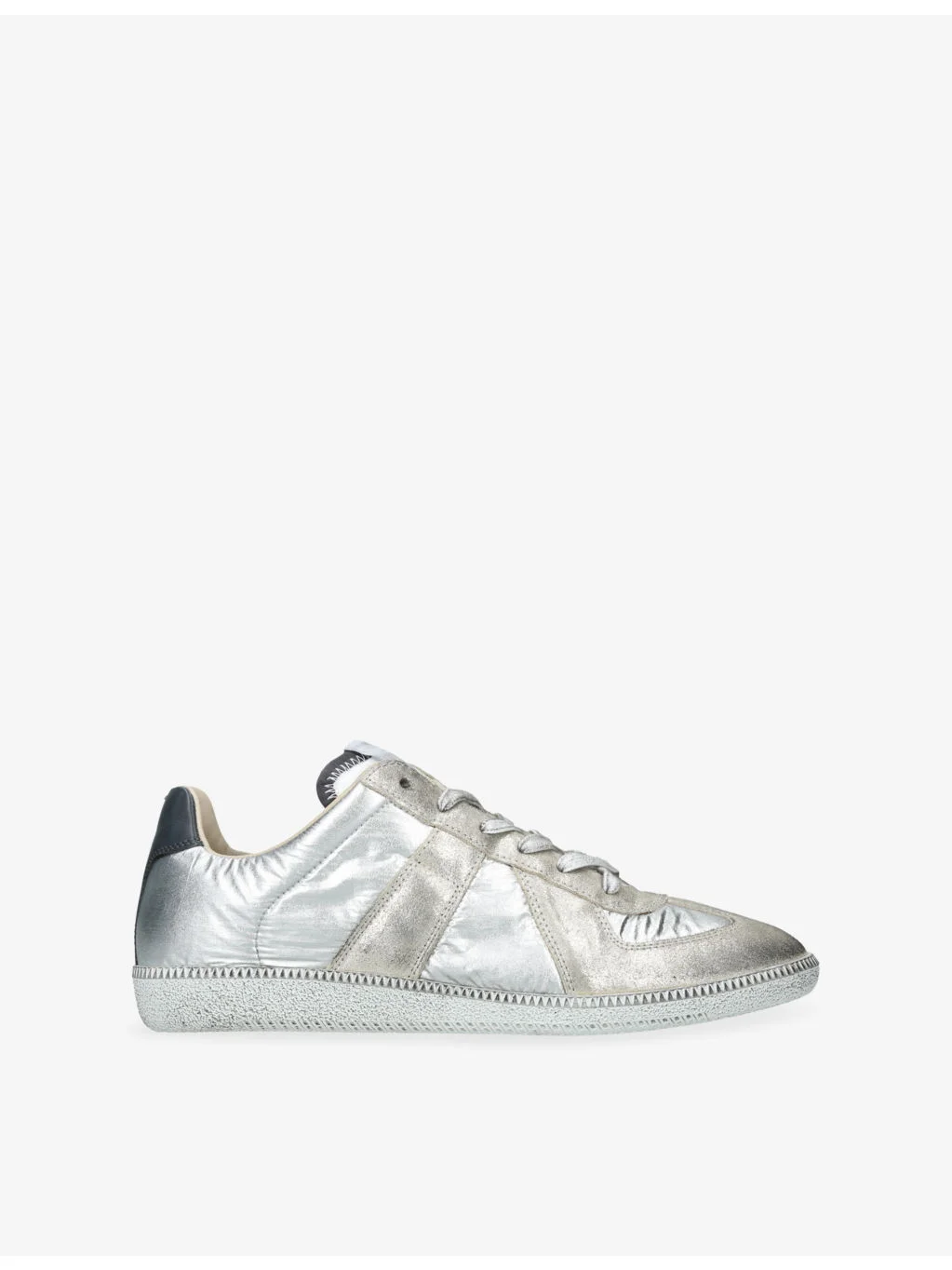 Replica Metallic-Leather Trainers - 1