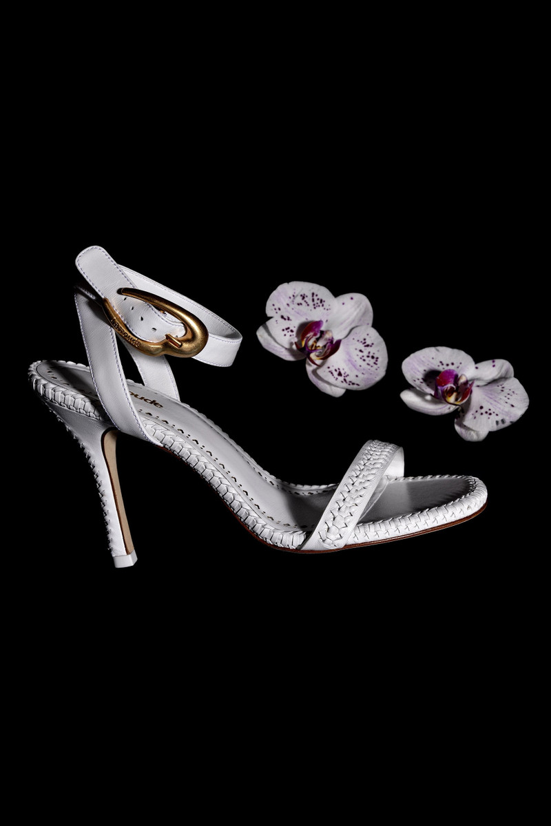Verona Sandal In White Leather 6