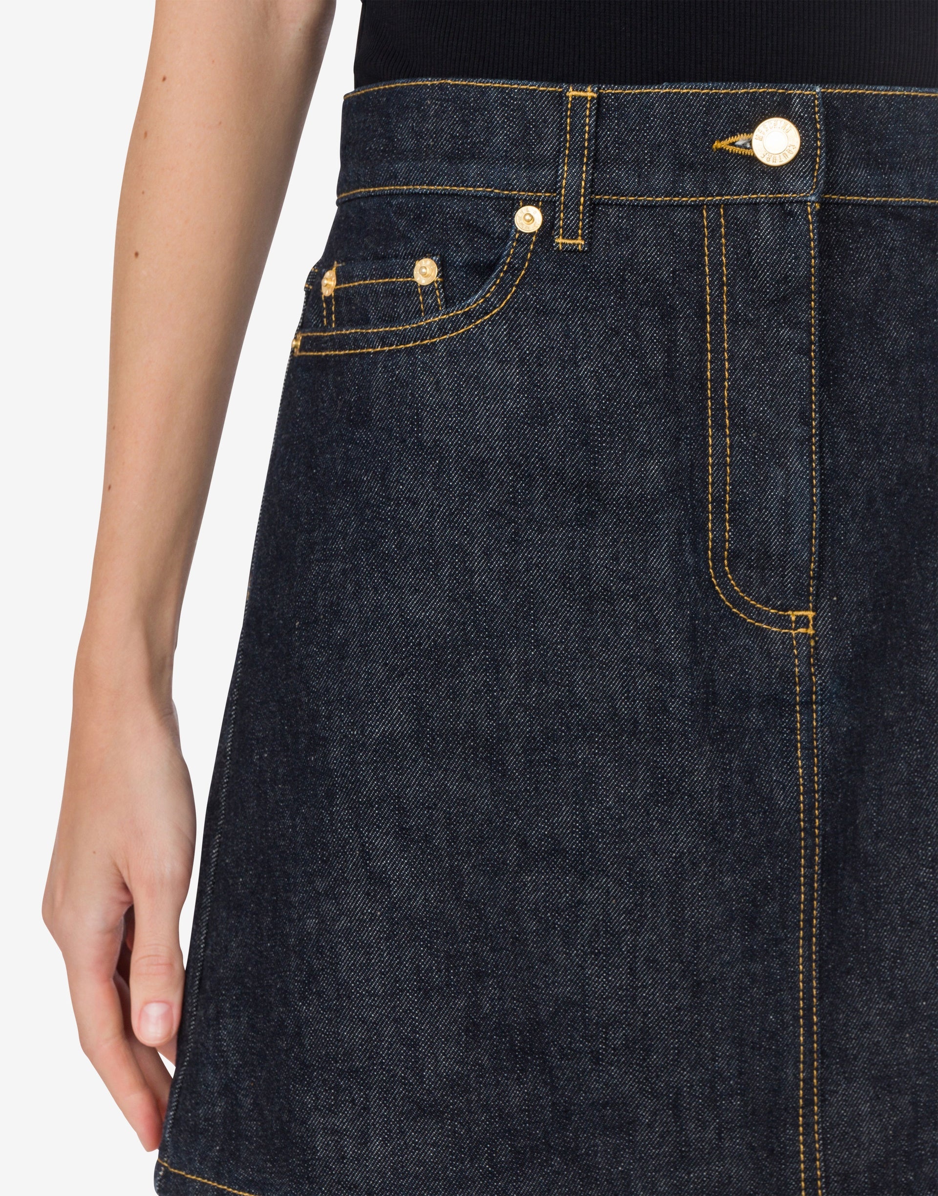 LUNAR NEW YEAR DENIM MINISKIRT - 3