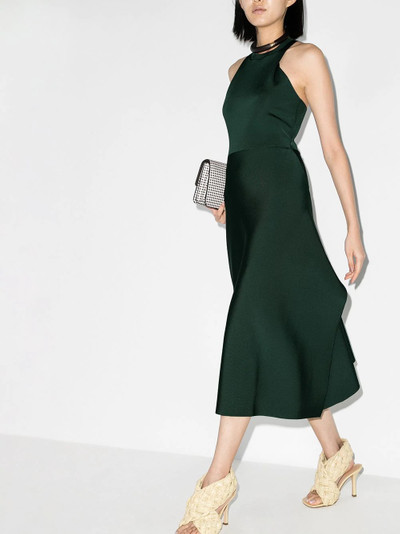 Victoria Beckham racerback midi dress outlook