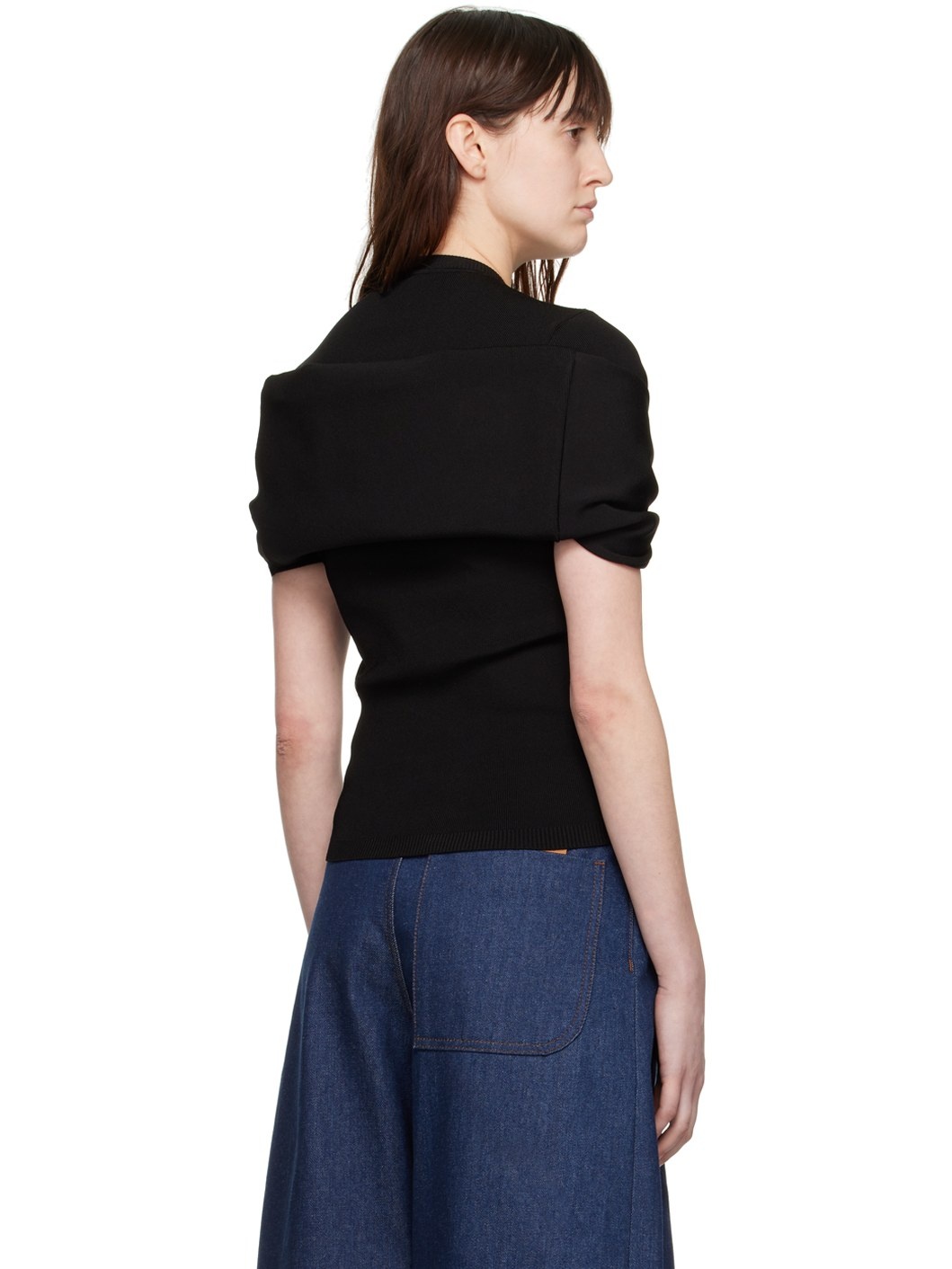 Black Les Sculptures 'Le haut Rica' Sweater - 3