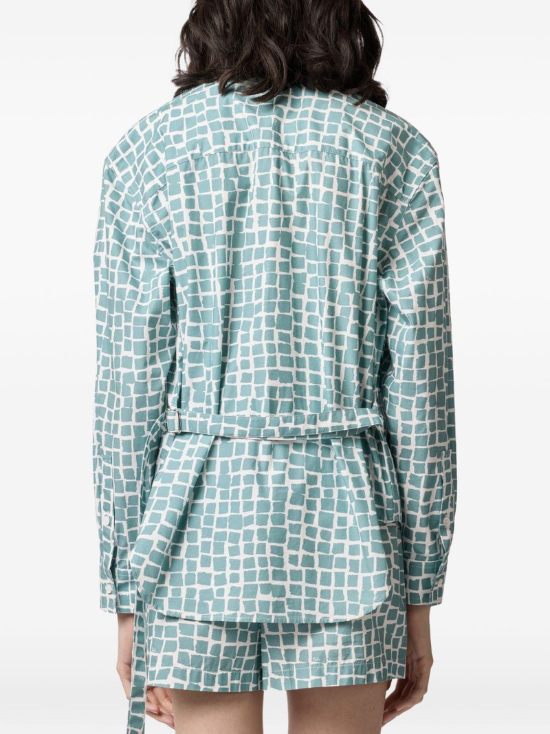 printed belt shirt 4