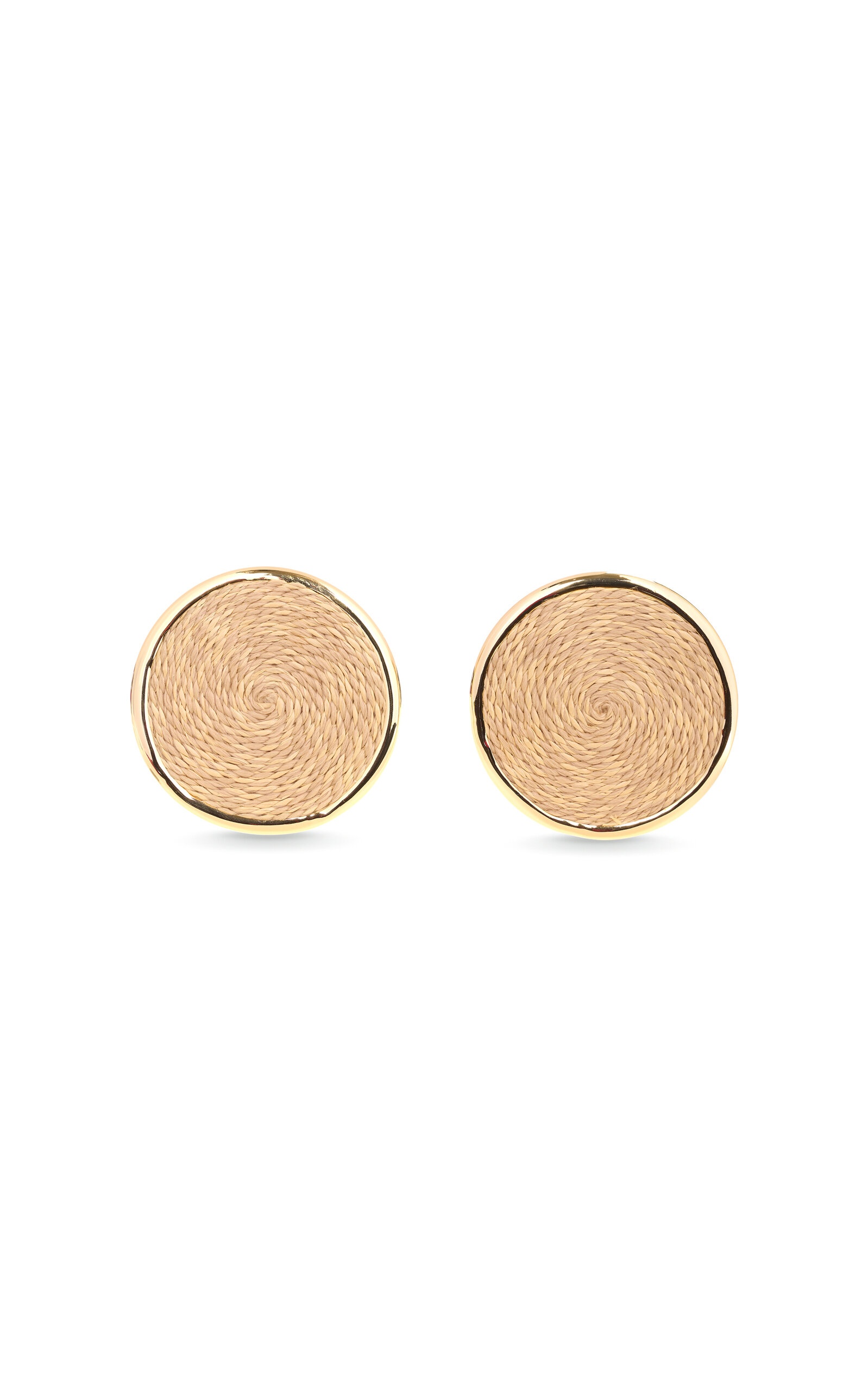 Brynn Woven Gold-Tone Earrings neutral - 1