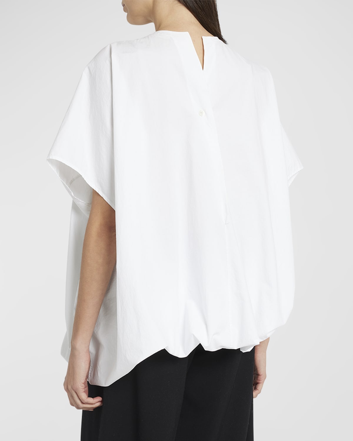 Ivio Short-Sleeve Drawstring Balloon Top - 6