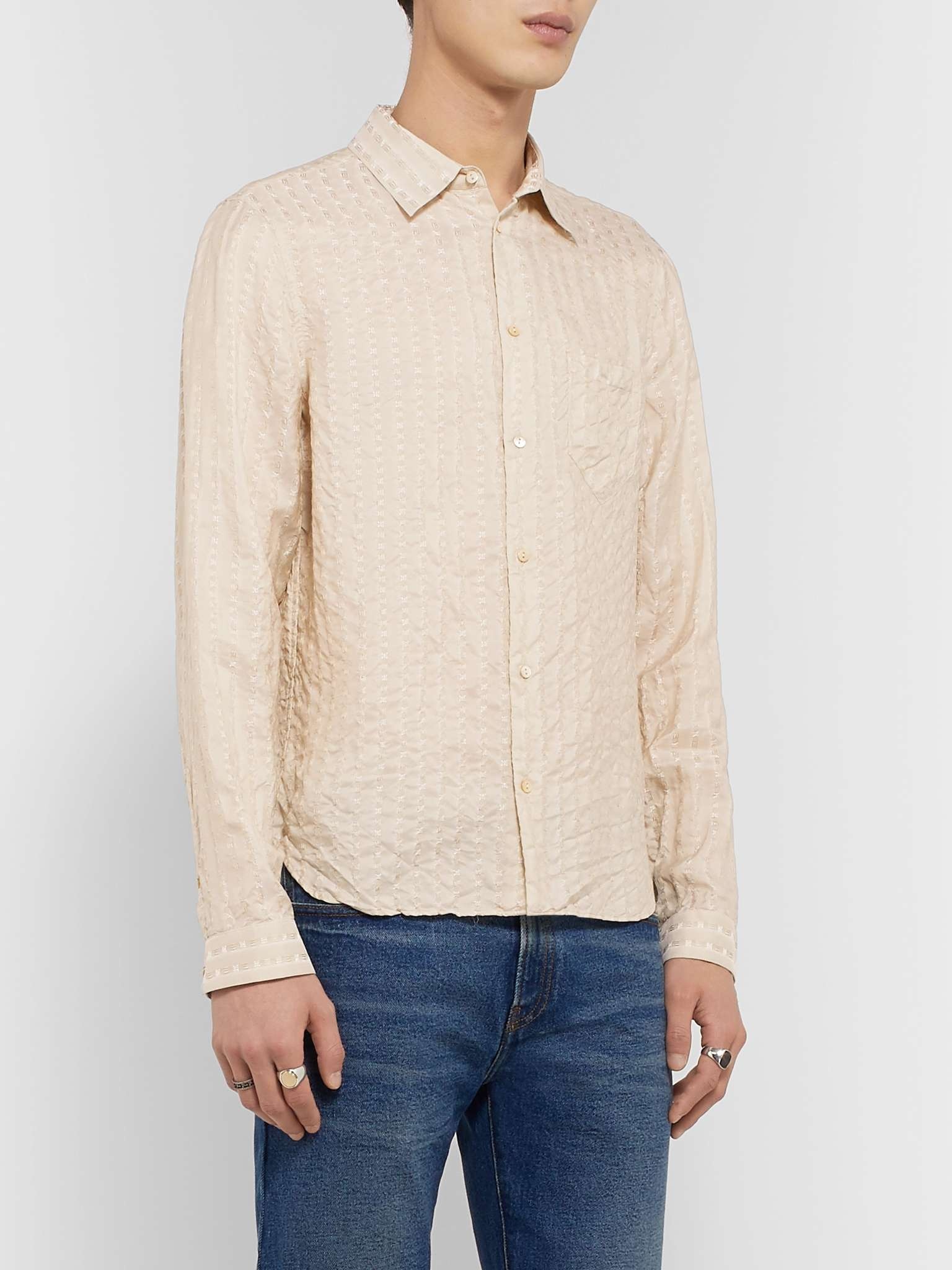 Geige Silk-Jacquard Shirt - 4