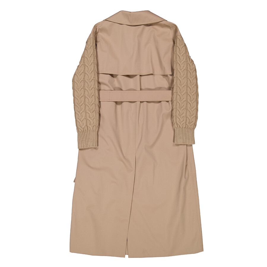 Max Mara Cicladi Water-Repellent Gabardine Trench Coat - 6