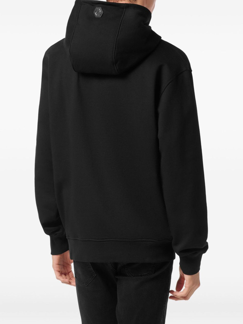 skull-print hoodie 4