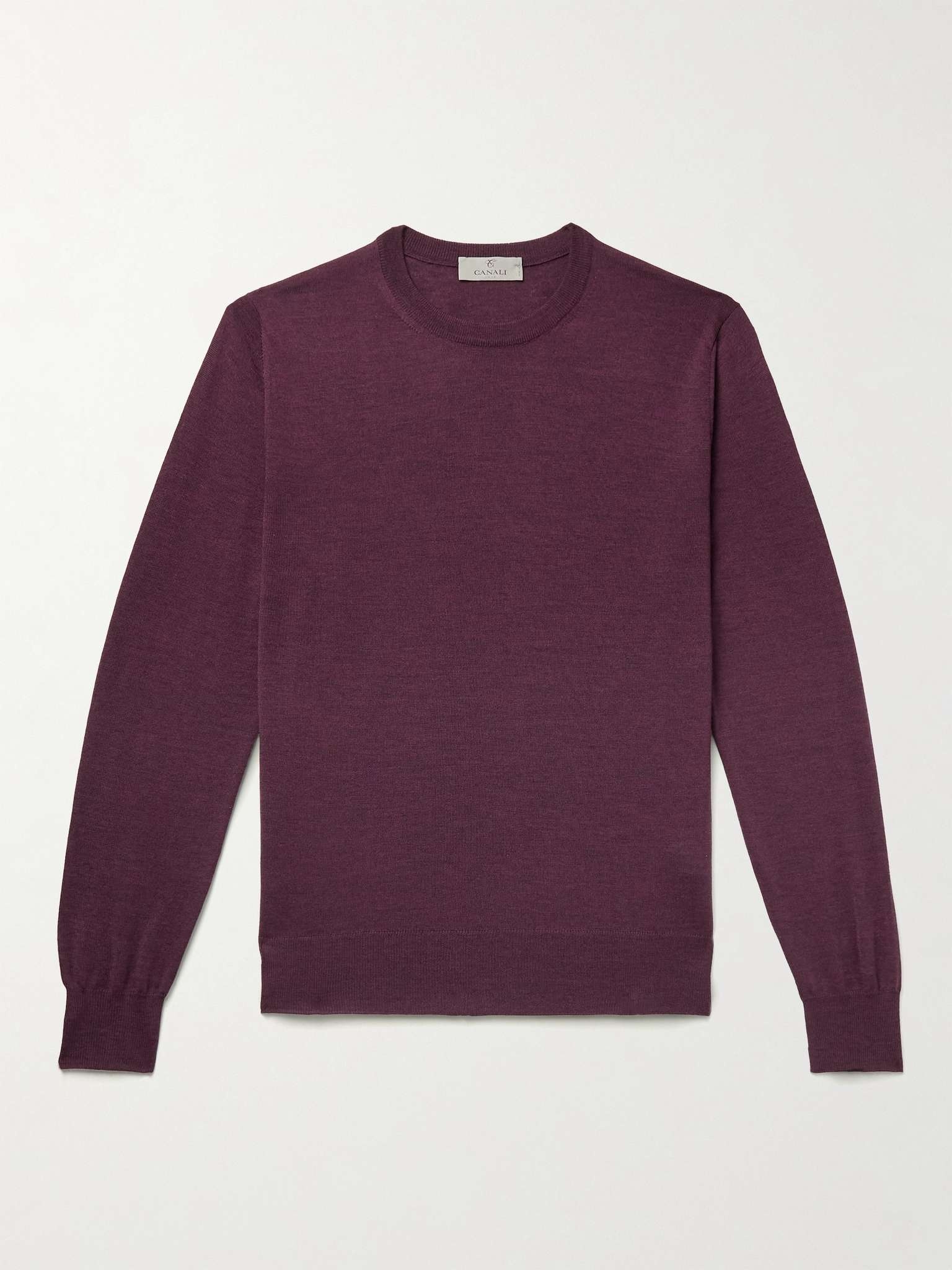 Slim-Fit Merino Wool Sweater - 1