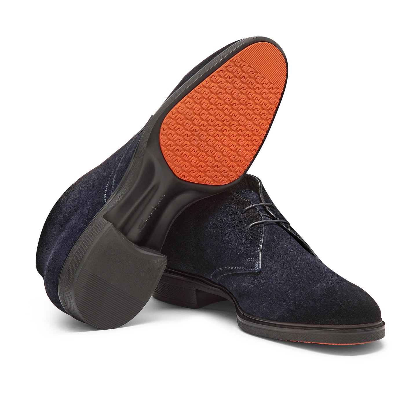 Men's blue suede Easy desert boot - 3