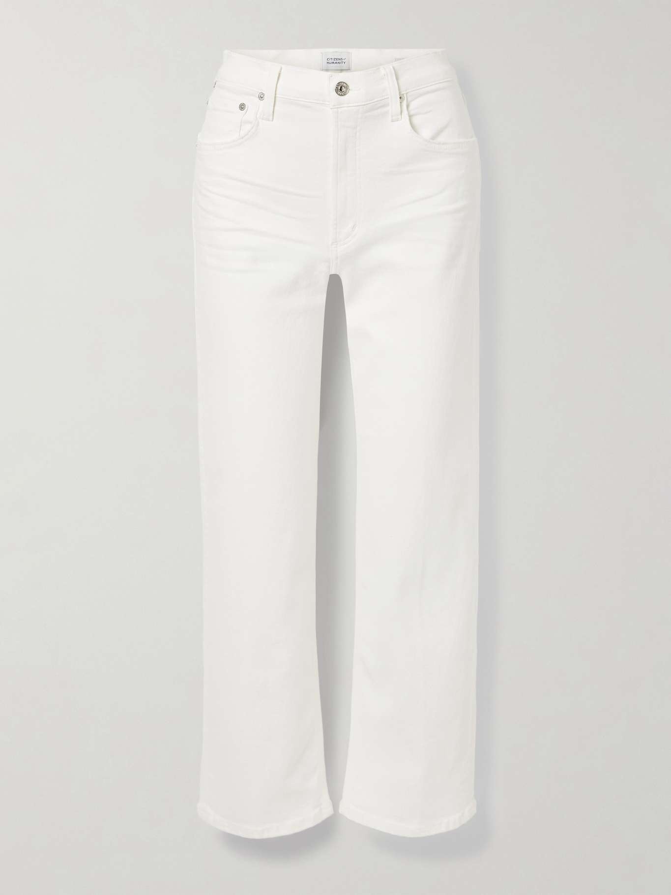 Palma high-rise straight-leg jeans White - 1