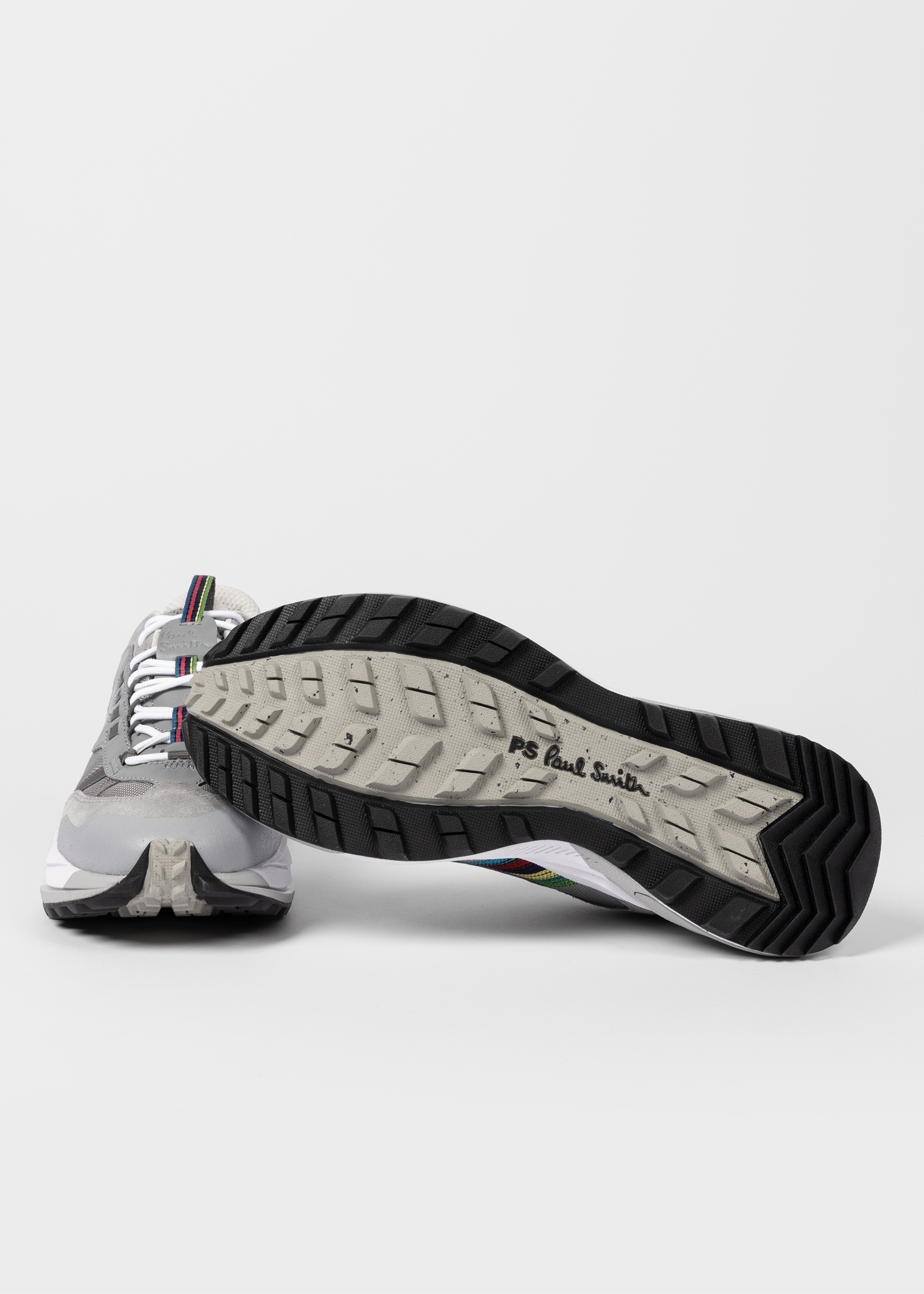 Grey 'Primus' Trainers - 4