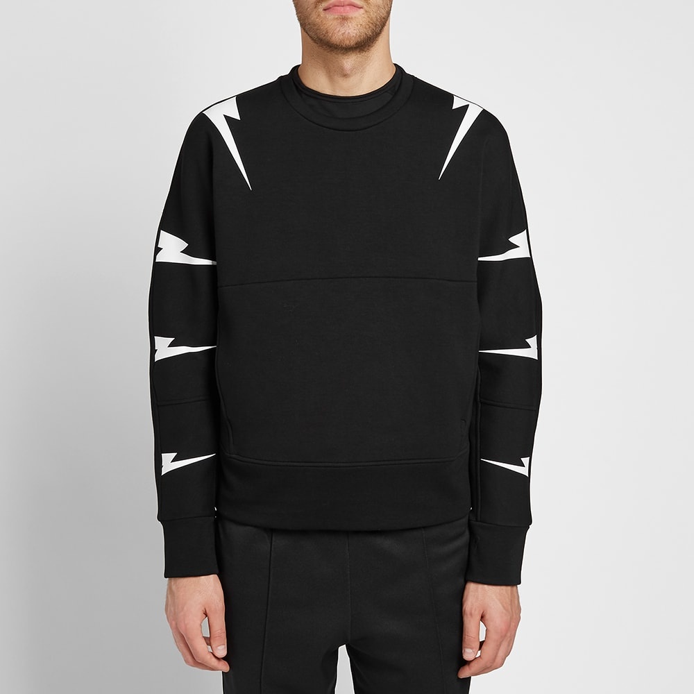 Neil Barrett Tiger Bolt Scuba Pocket Sweat - 4