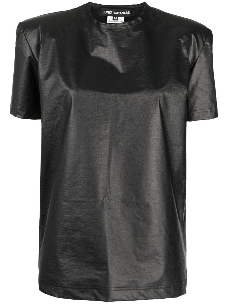 metallic short-sleeve T-shirt 1