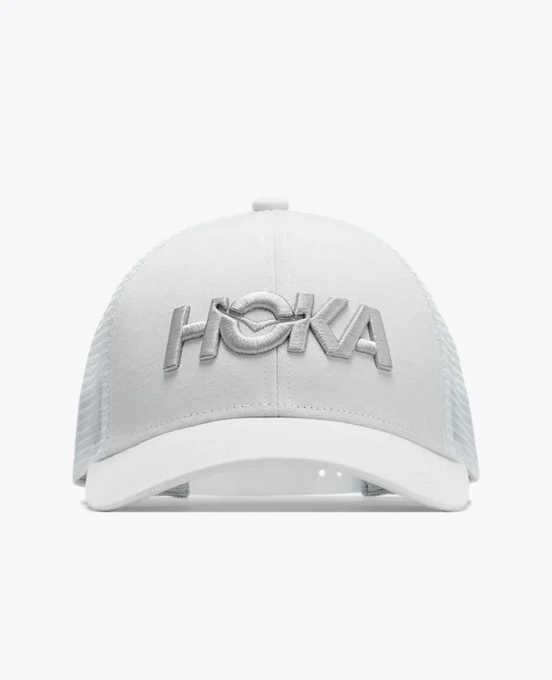 Hoka Core Logo Trucker Hiking Shoes in White - 1
