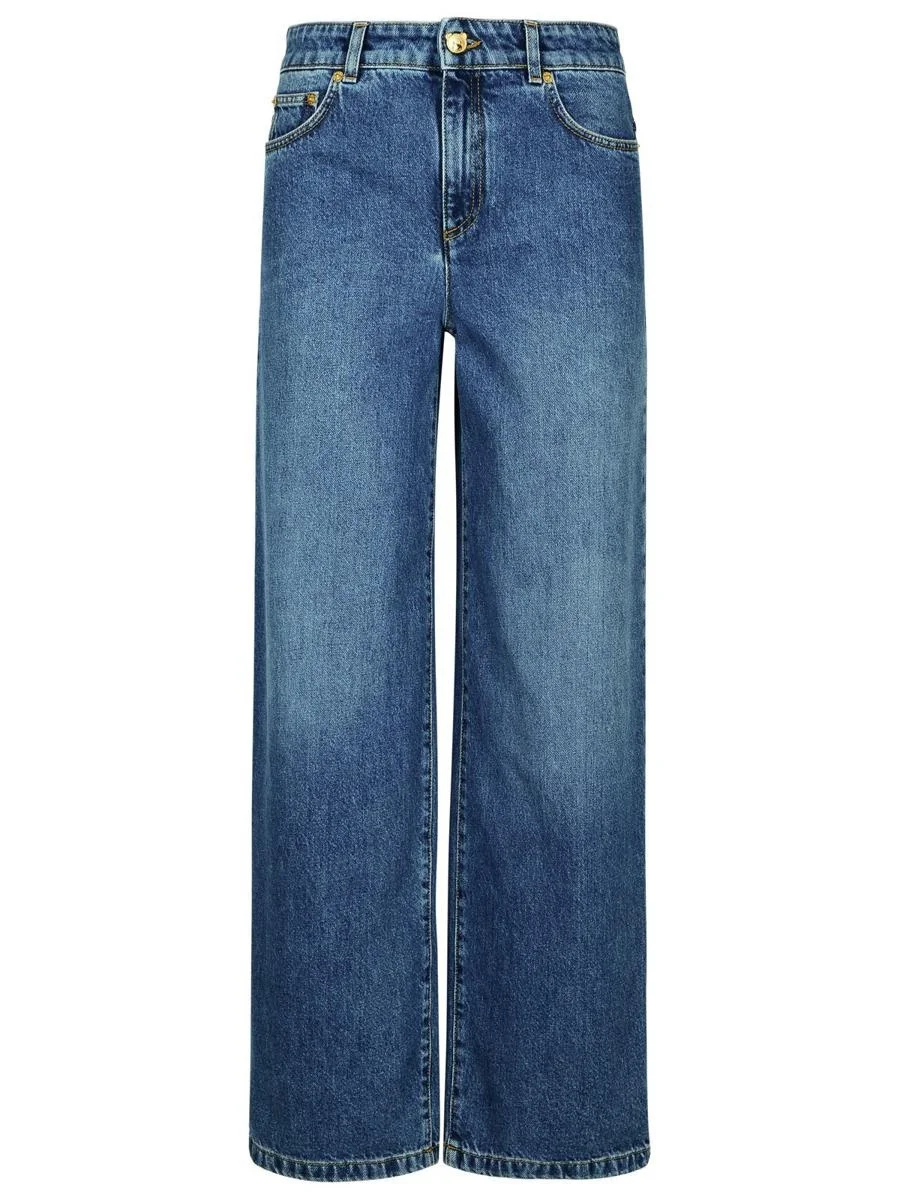 Moschino Blue Cotton Jeans - 1