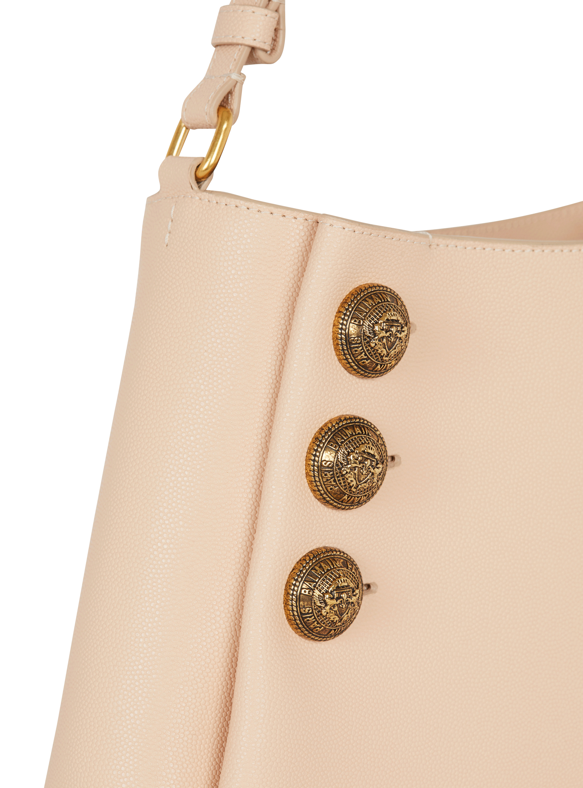 Emblème handbag in grained leather - 7