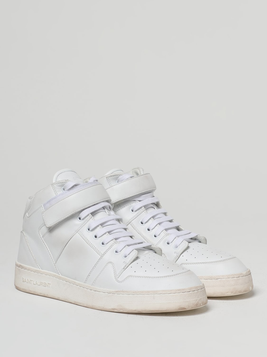 Saint Laurent sneakers in used effect leather - 2
