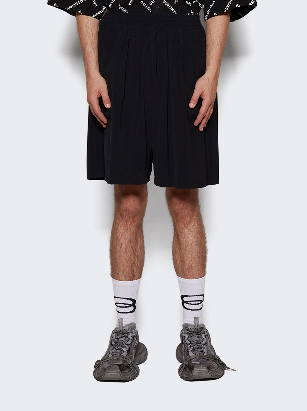 Activewear Stretch Shorts Black - 3