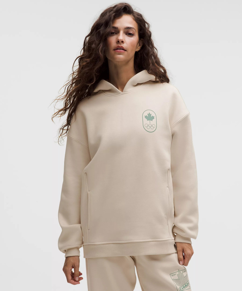 Team Canada Womens Big Cozy Oversized Hoodie *COC Logo 1