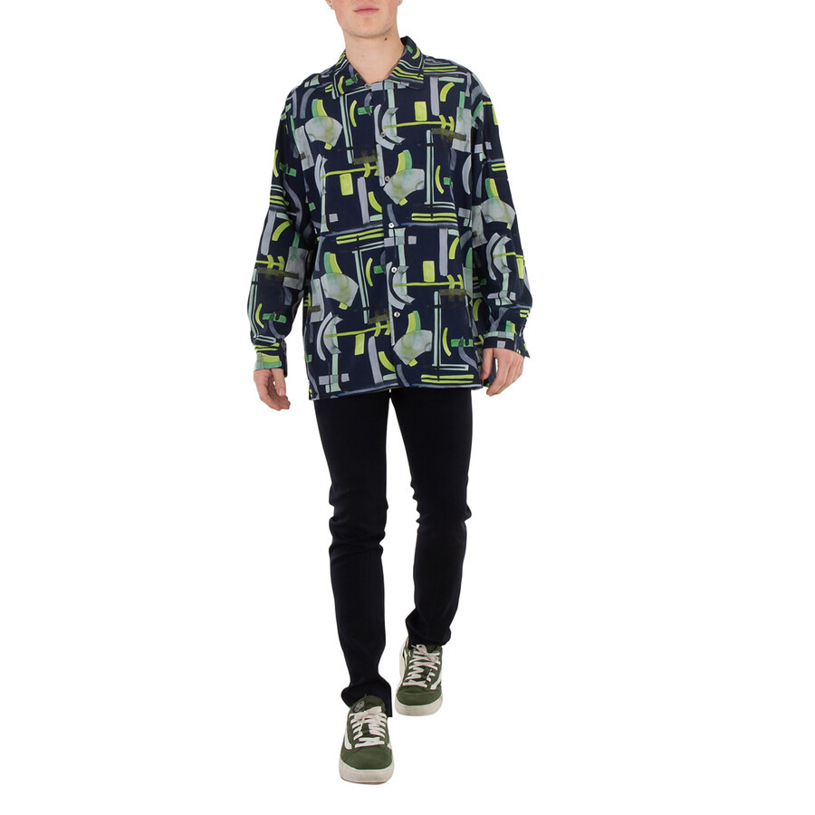 Emporio Armani All-Over Pattern Long Sleeved Shirt - 6