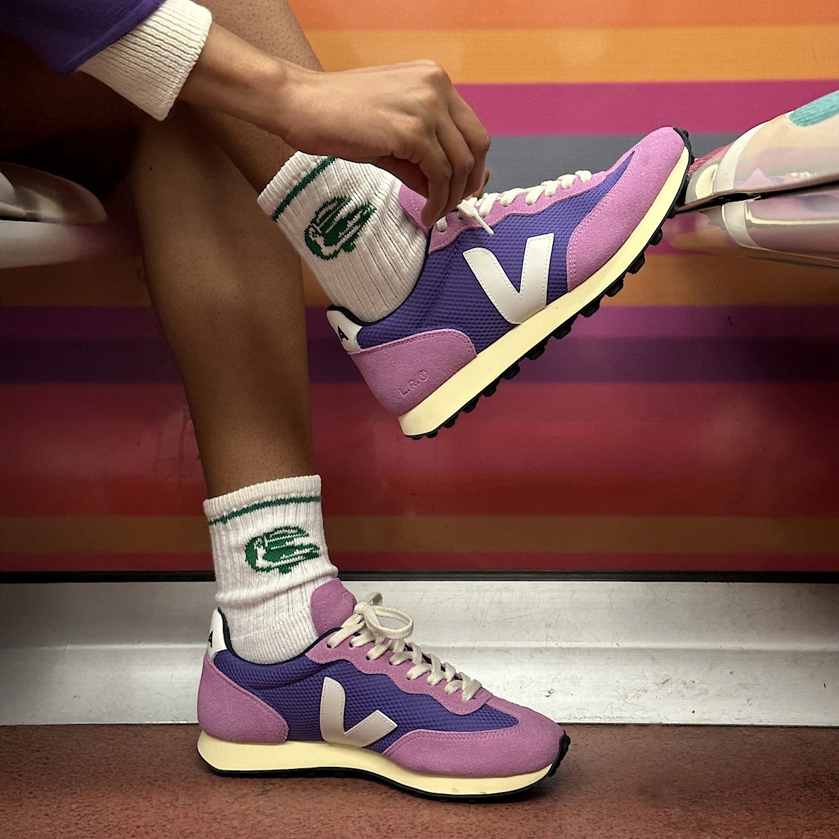 RIO BRANCO ALVEOMESH PURPLE WHITE - 8