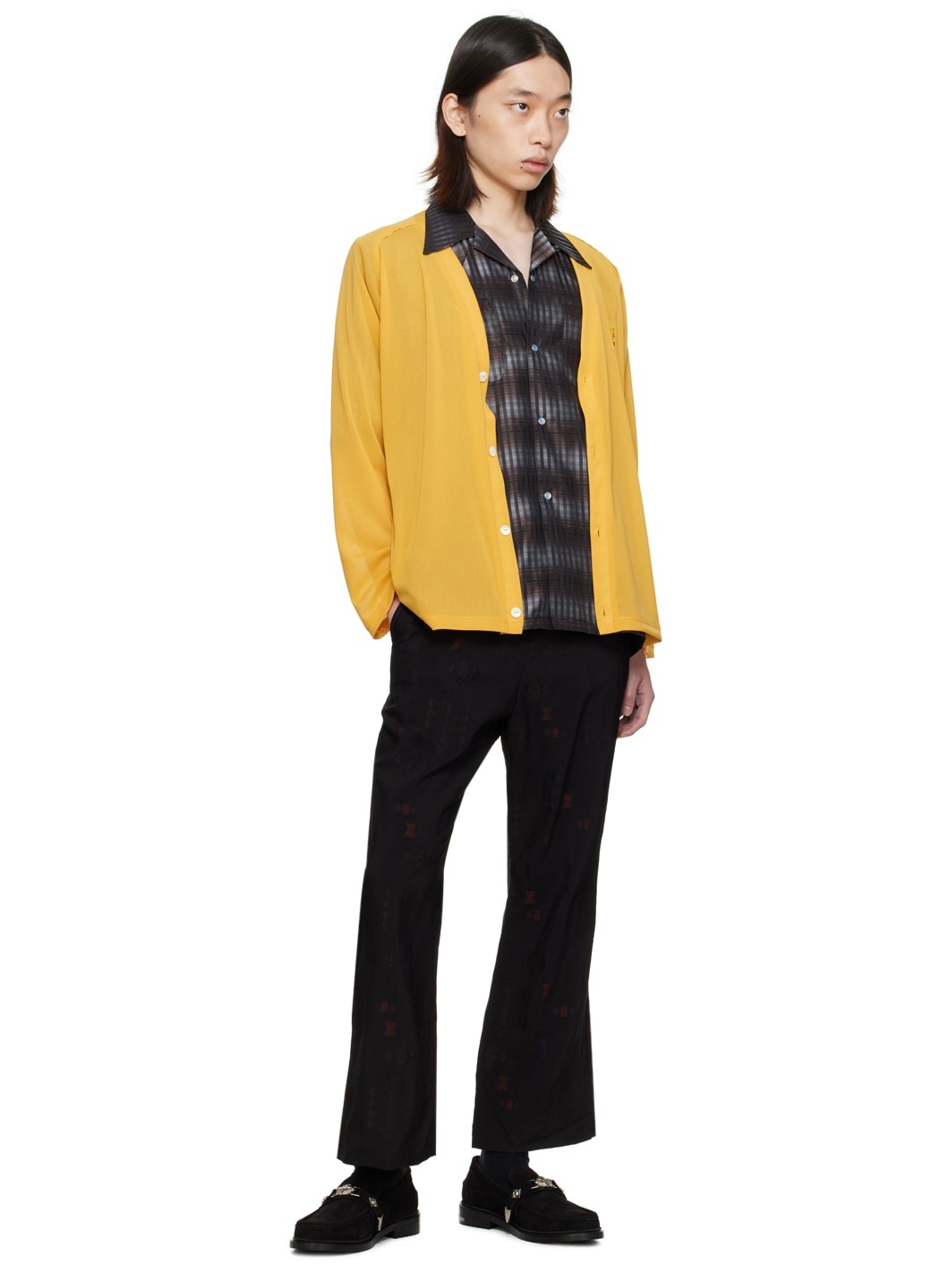 Black String Easy Trousers - 4