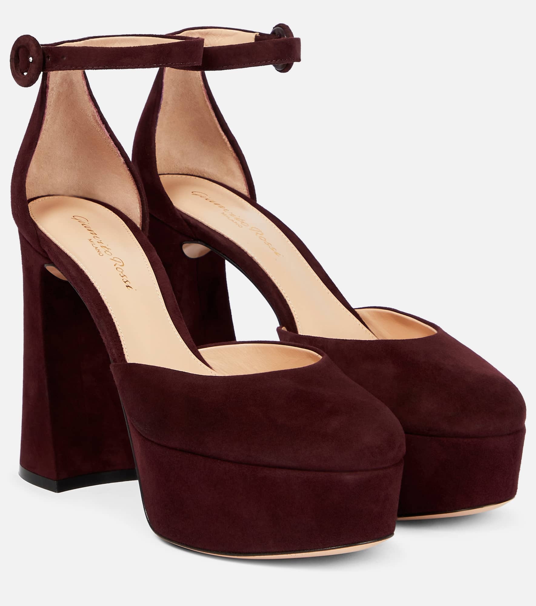 Holly D'orsay suede pumps - 1