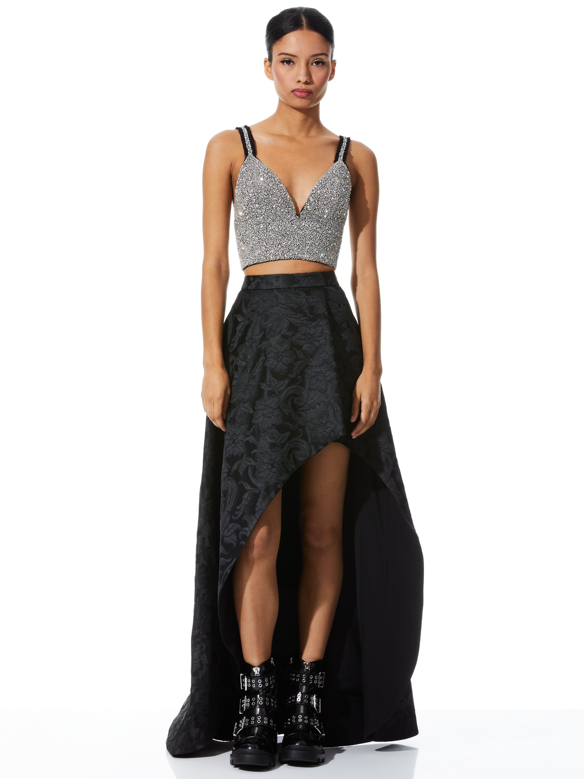 SERRA ASYMMETRICAL HIGH LOW SKIRT - 3