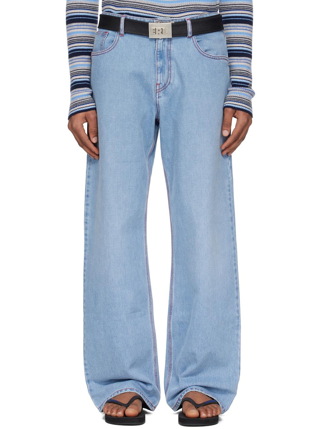Blue Straight Venice Jeans - 1