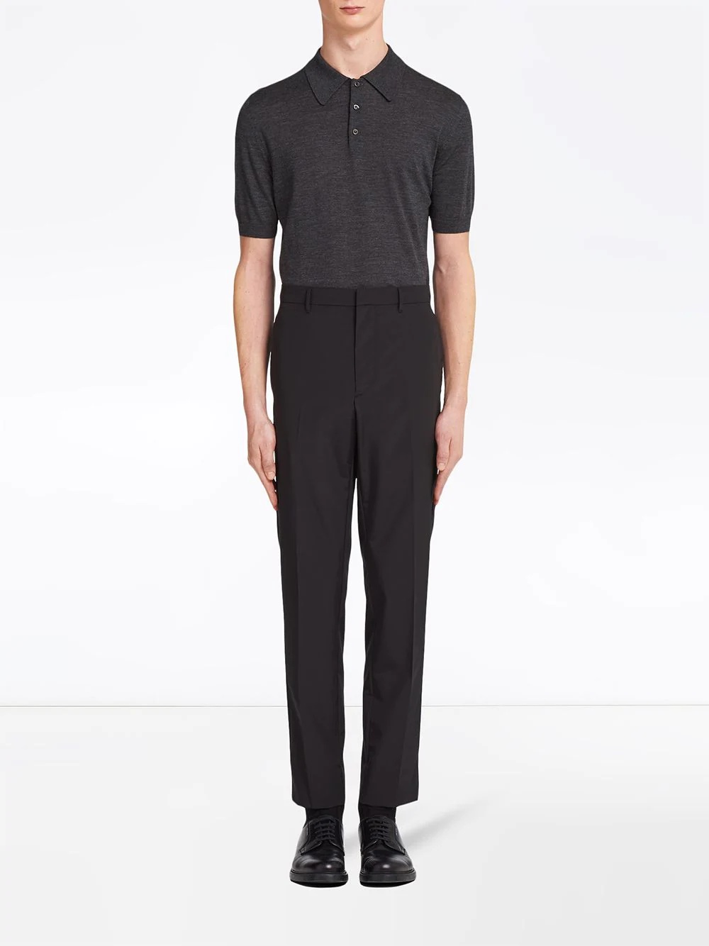 tailored cropped trousers - 2