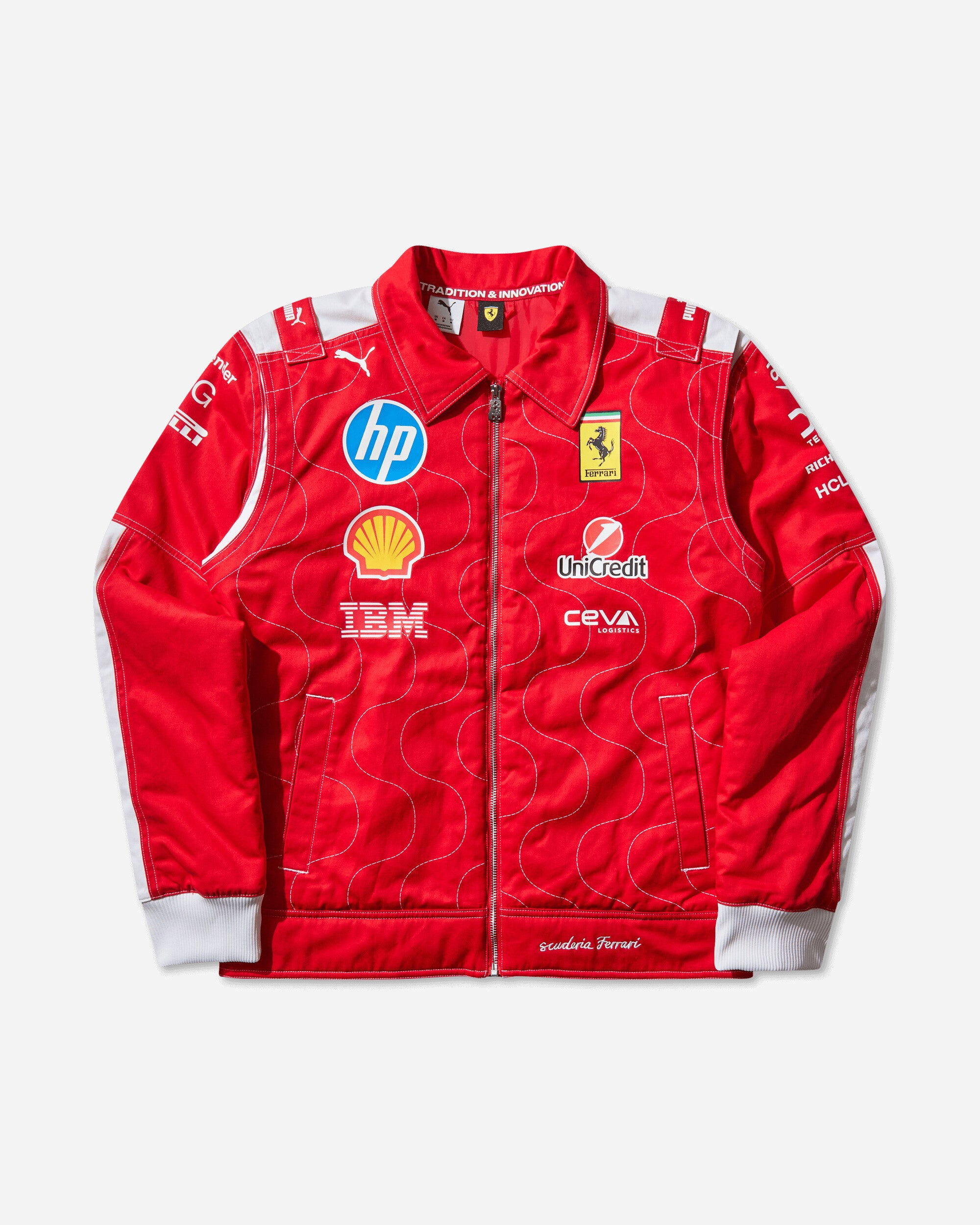 Men's Scuderia Ferrari HP Team Monza Racing Jacket Rosso Corsa - 1