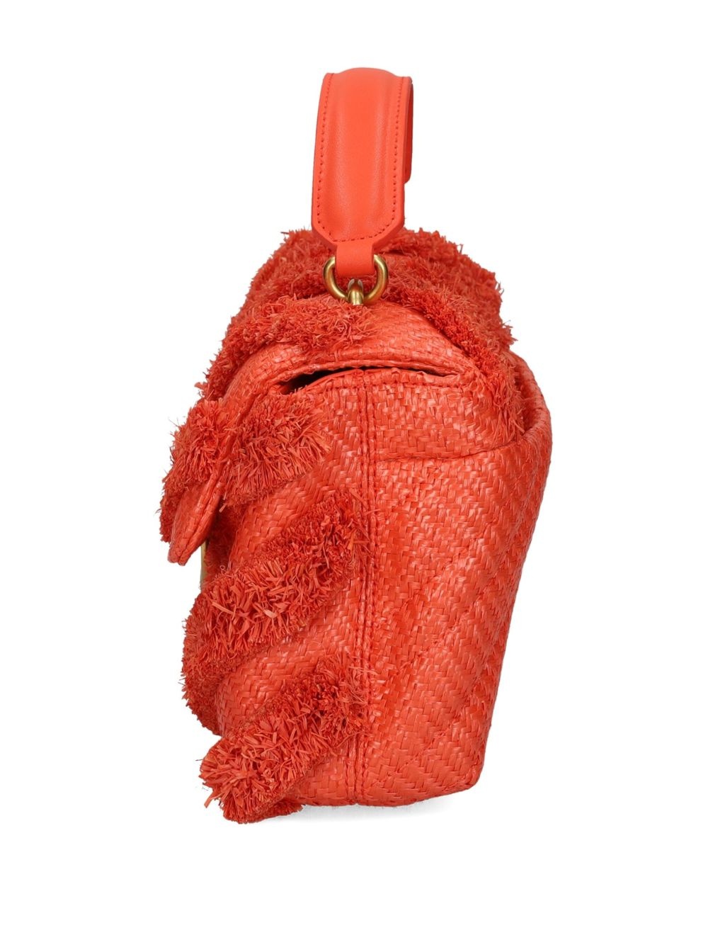 fringed-chevron shoulder bag - 5