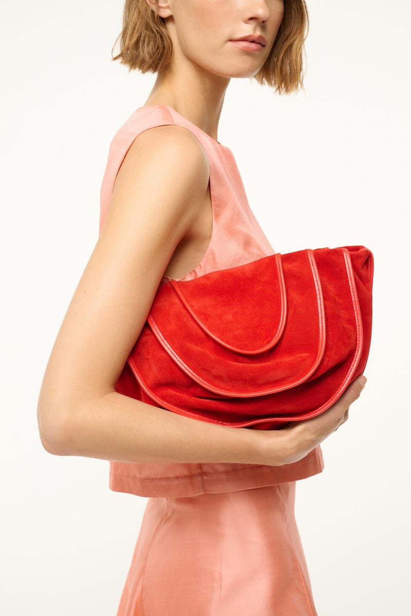 STAUD STAUD WELLS BAG RED ROSE outlook