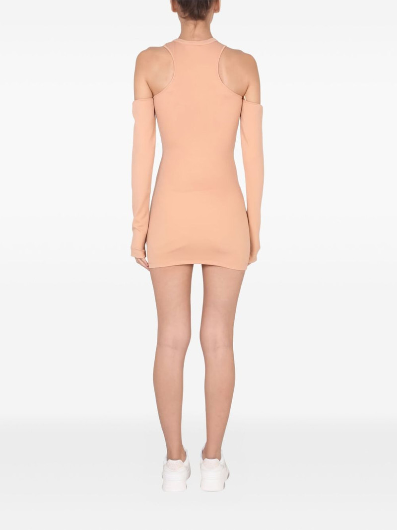 Off-White long-sleeve mini dress outlook