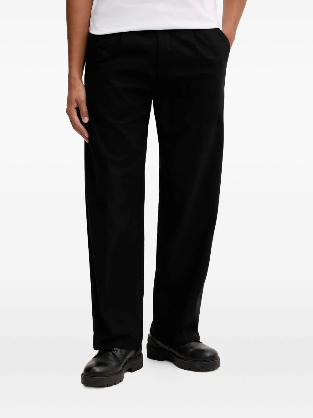 pleated trousers - 1