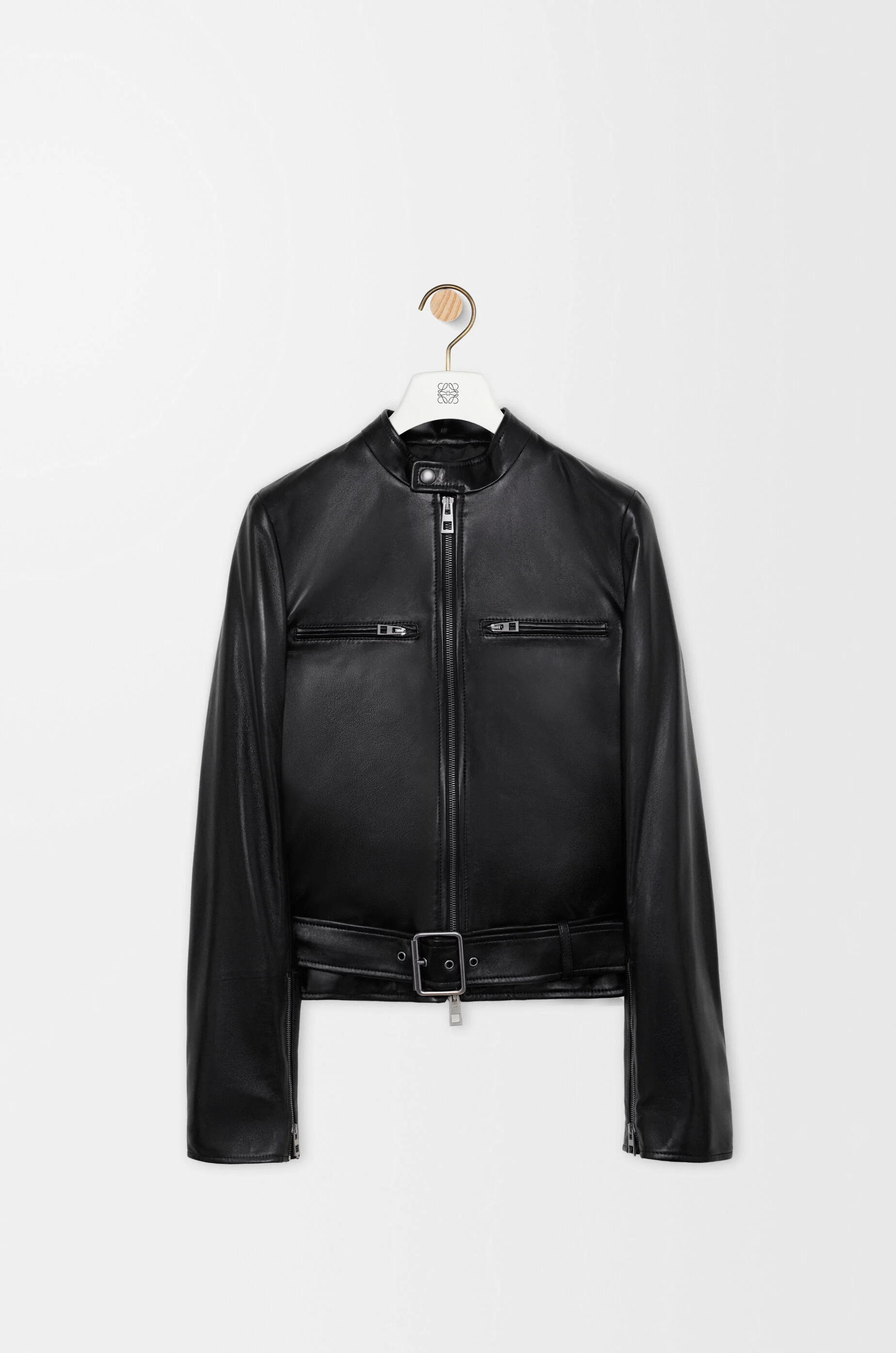 Biker jacket in nappa lambskin - 1
