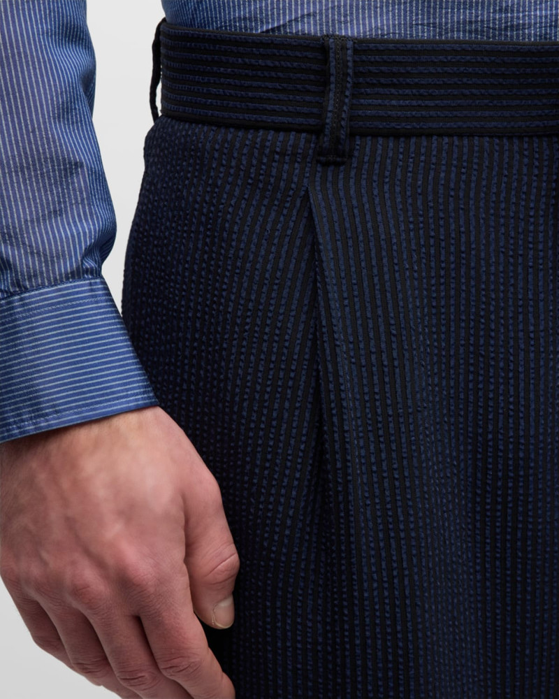 Men's Loose-Fit Seersucker Pants 5