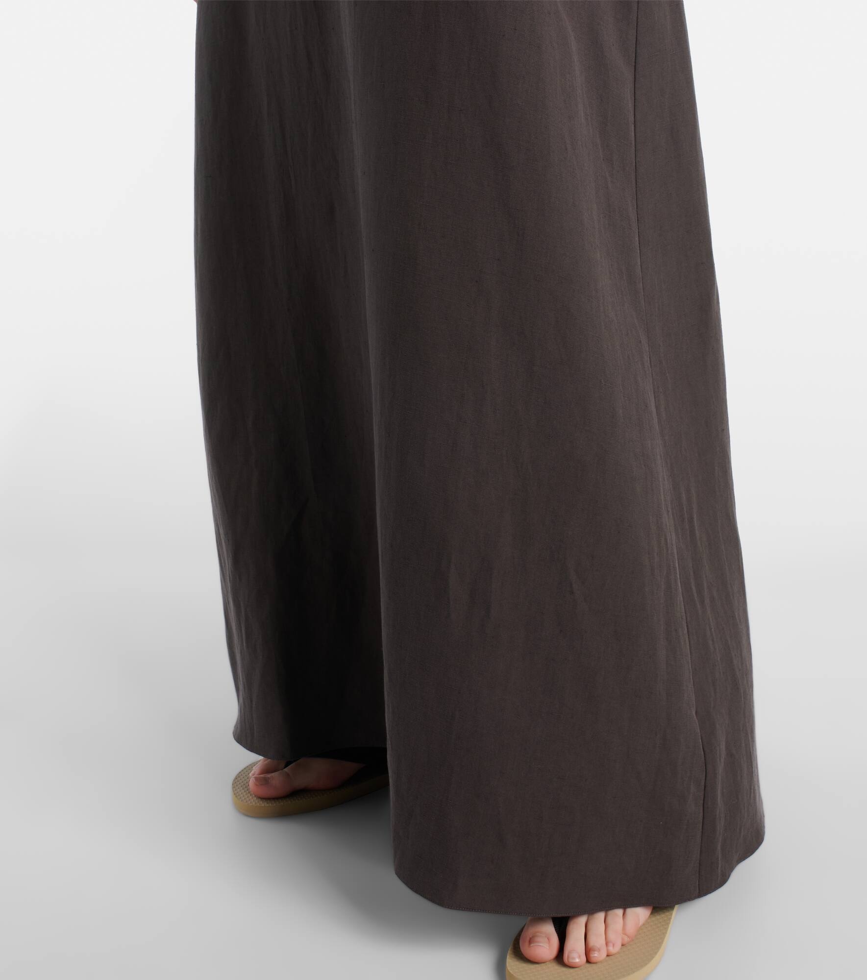 Millen silk and linen kaftan - 6