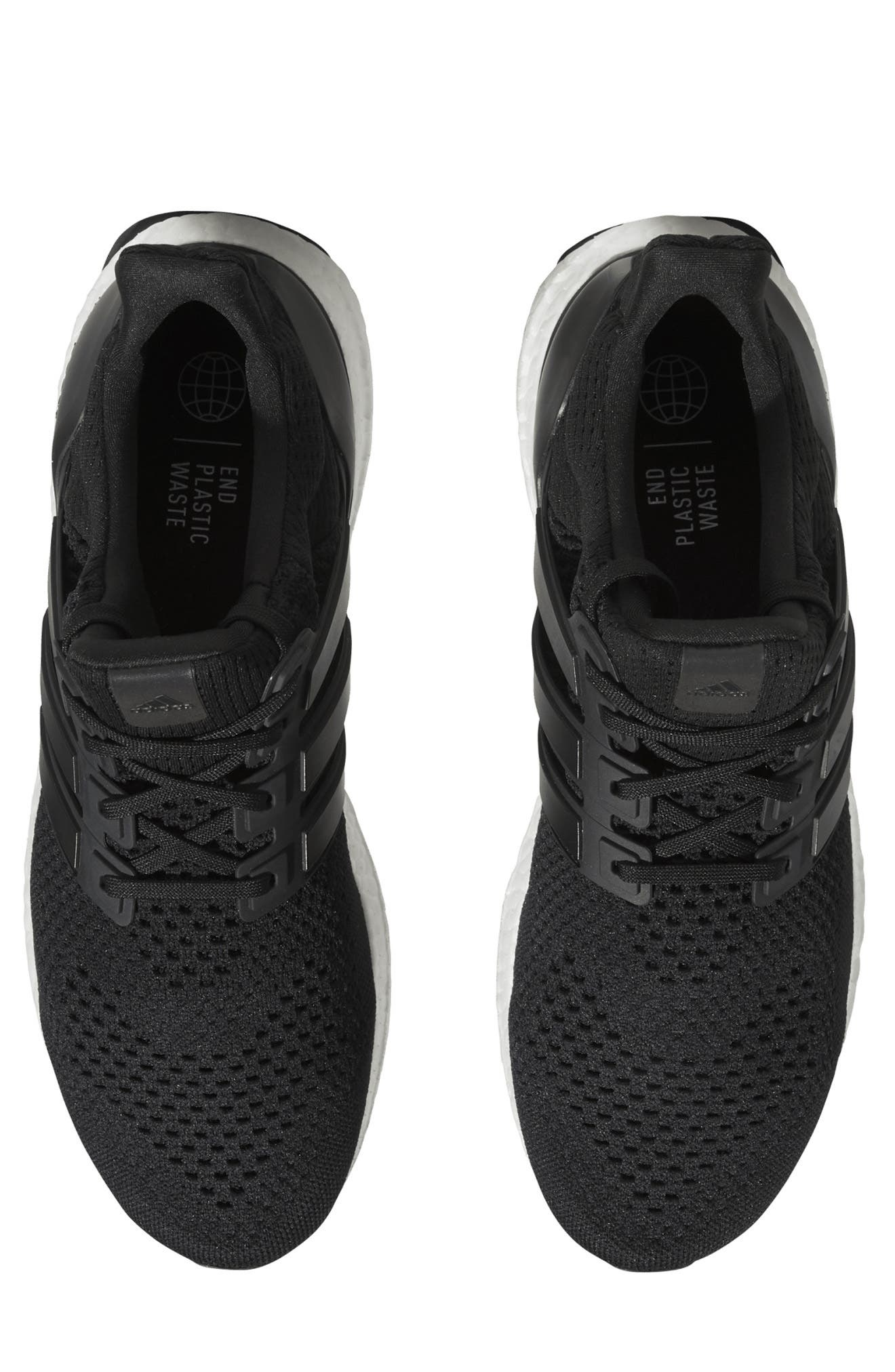 adidas Ultraboost 1.0 Running Sneaker in Core Black/Beams Green at Nordstrom - 4