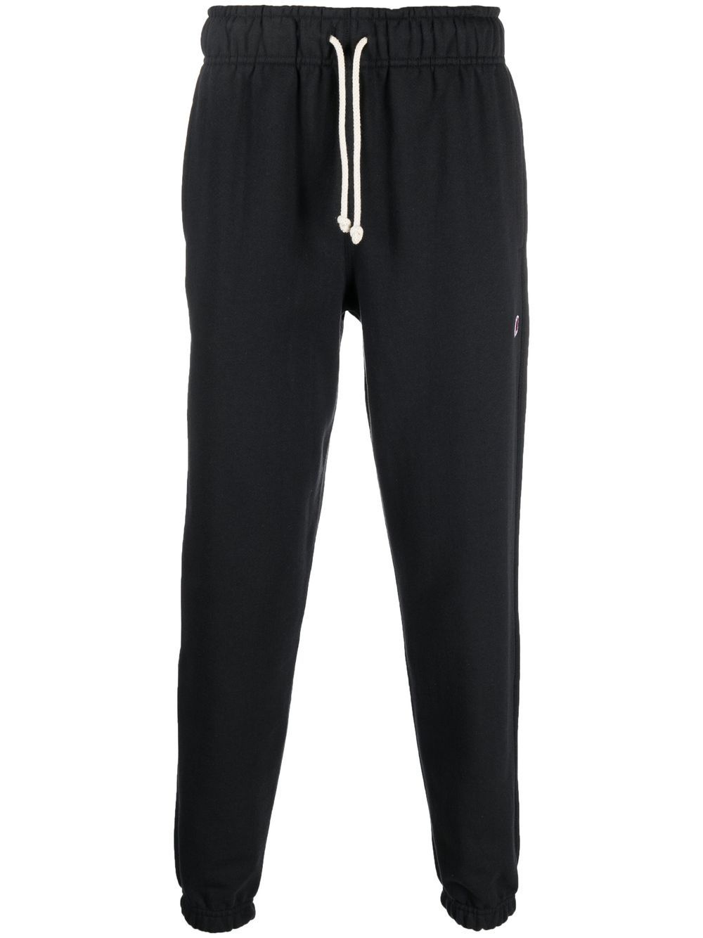 drawstring cotton track-pants - 1