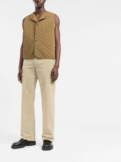 Maison Margiela quilted buttoned vest outlook