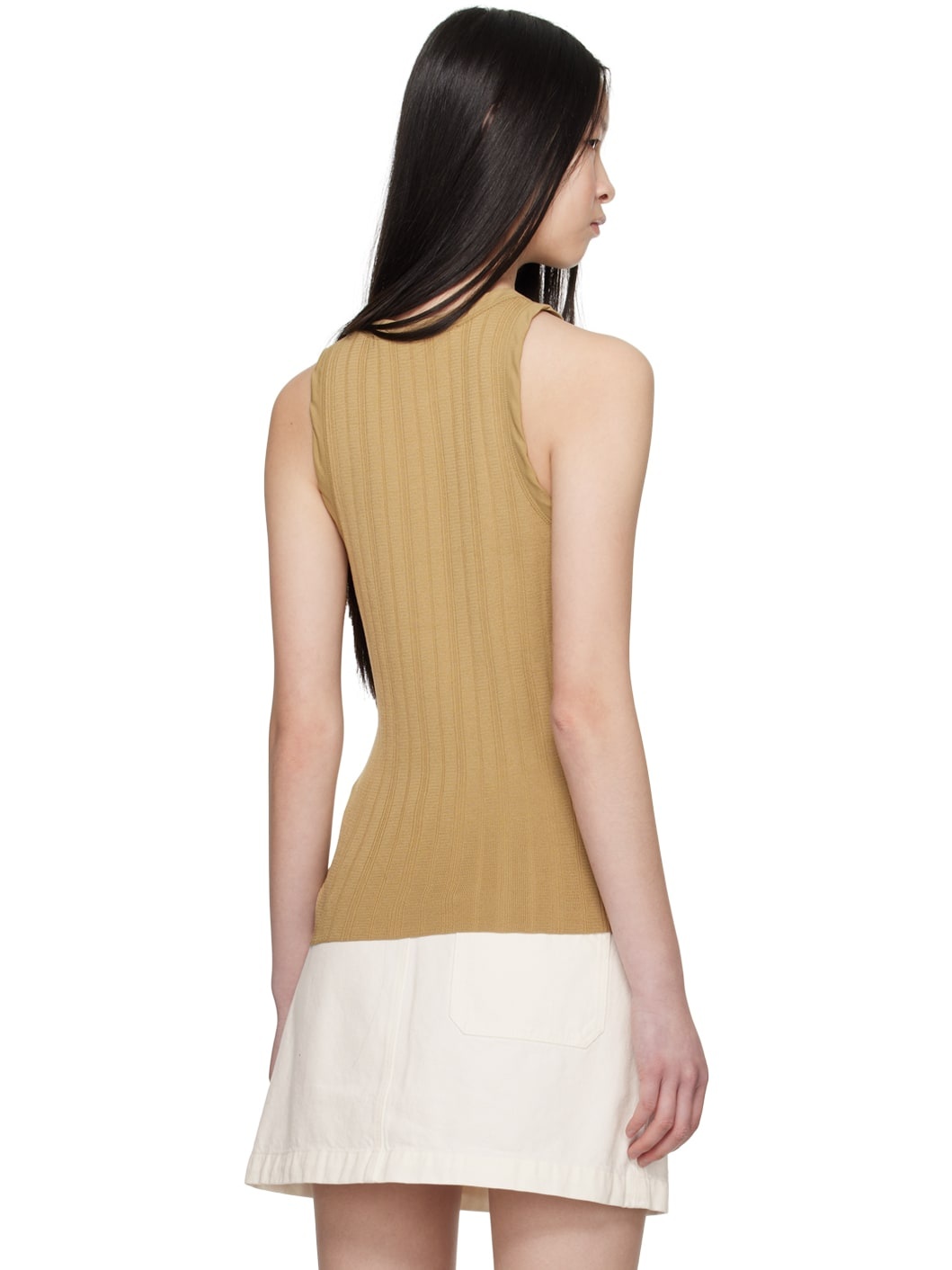 Beige Natacha Ramsey-Levi Edition Lemaitre Tank Top - 3