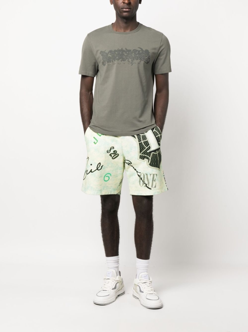 logo-print stretch-cotton T-shirt - 2