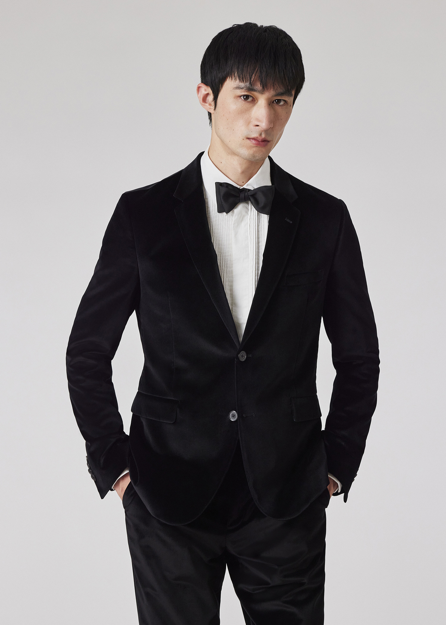 The Kensington - Slim-Fit Velvet Two-Button Blazer - 5