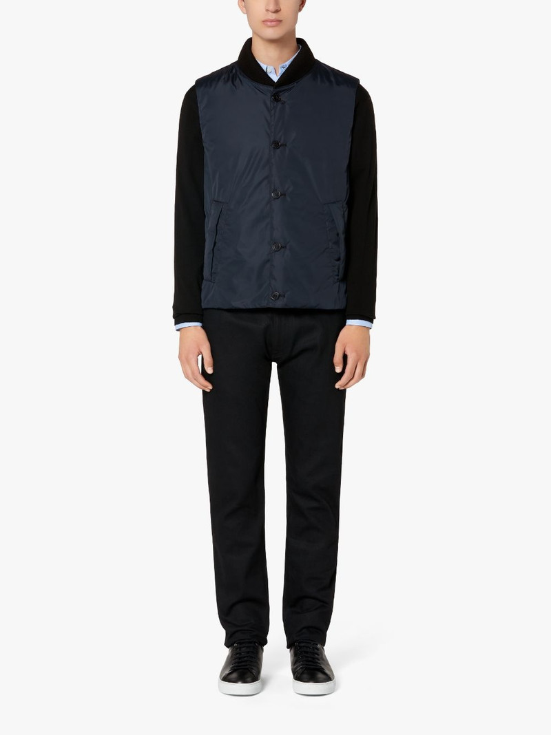 DUNDEE MIDNIGHT BLUE NYLON LINER VEST | QC-107 1