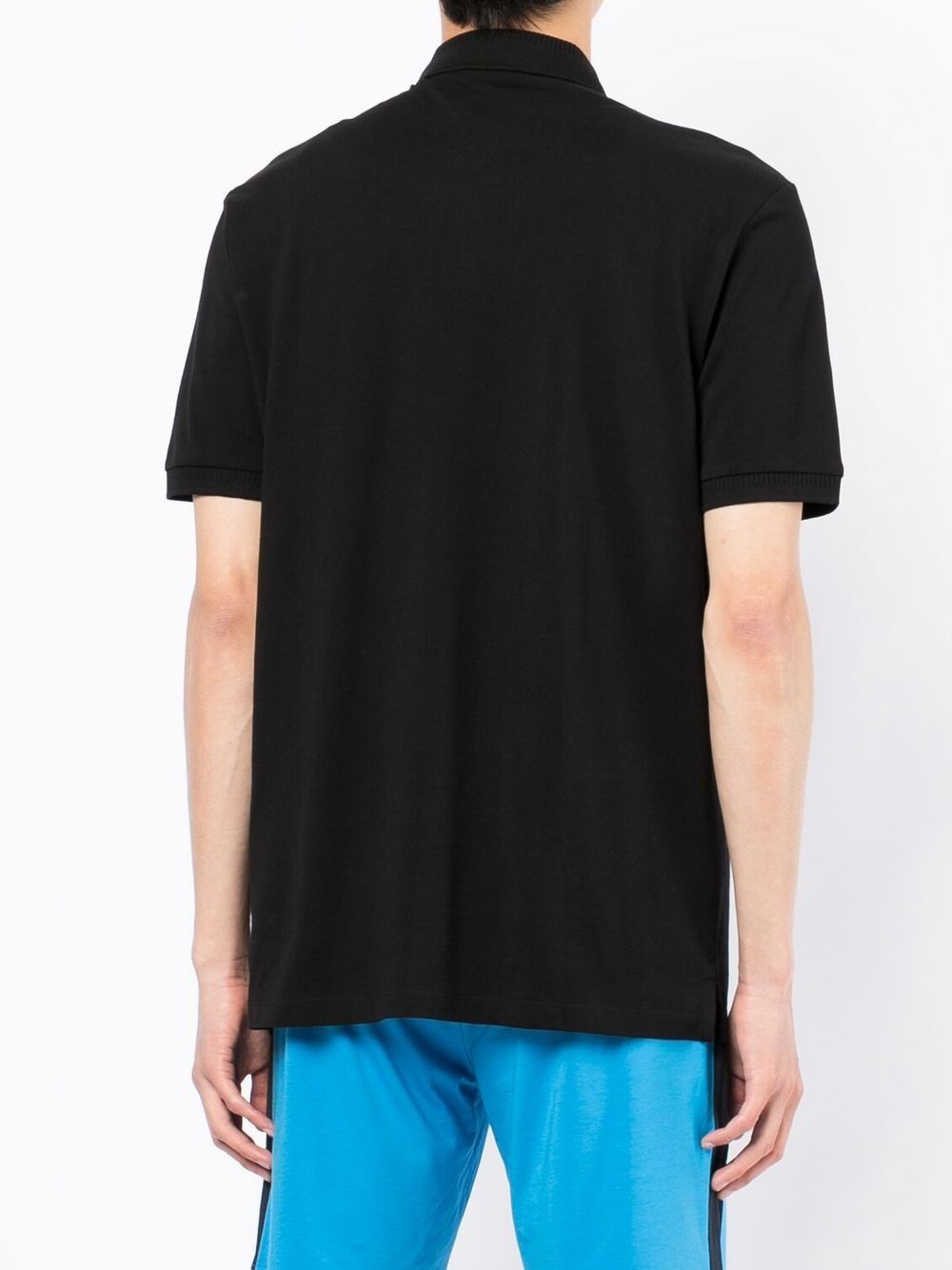 Dereso222 logo-patch polo shirt - 4