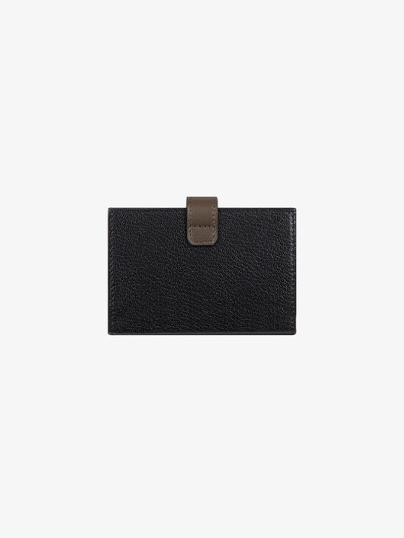 TWO-TONED GV3 WALLET IN LEATHER 3
