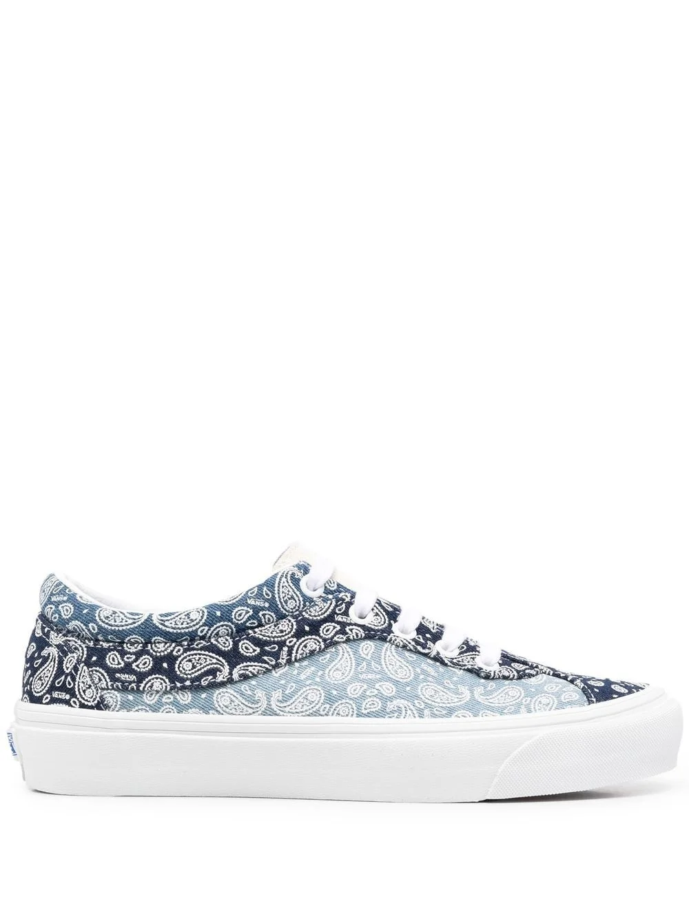 paisley-print low-top sneakers - 1